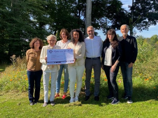 Spendenübergabe des Lions Club